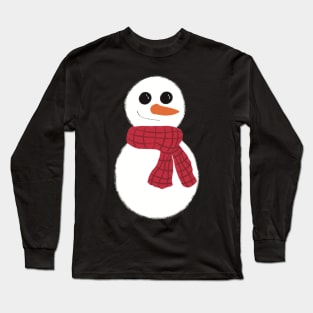 Cute Snowman Christmas design Long Sleeve T-Shirt